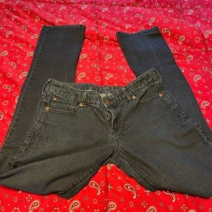 Express low rise skinny jeans